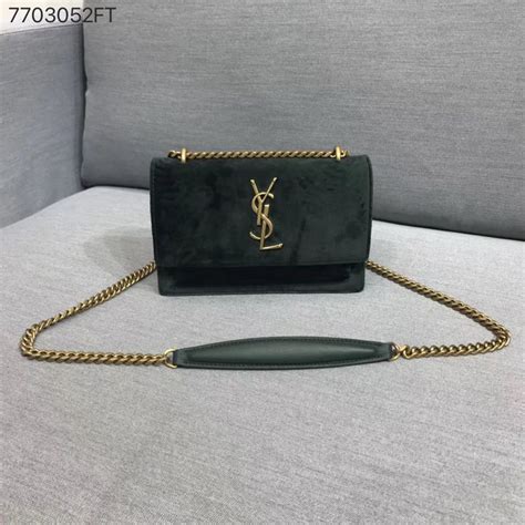 ysl sunset velvet bag